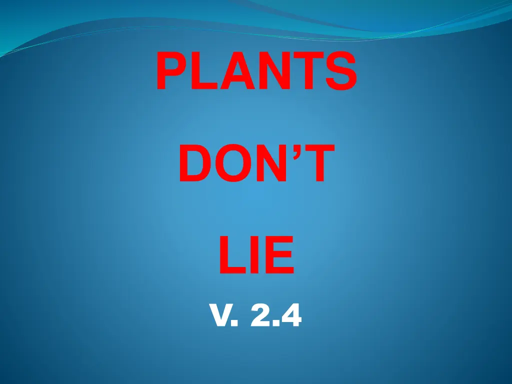 plants