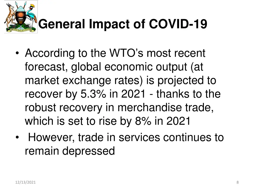 general impact of covid 19 1