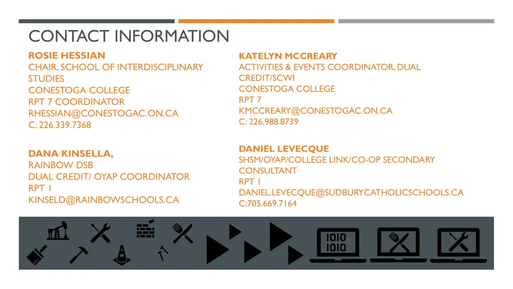 contact information rosie hessian chair school