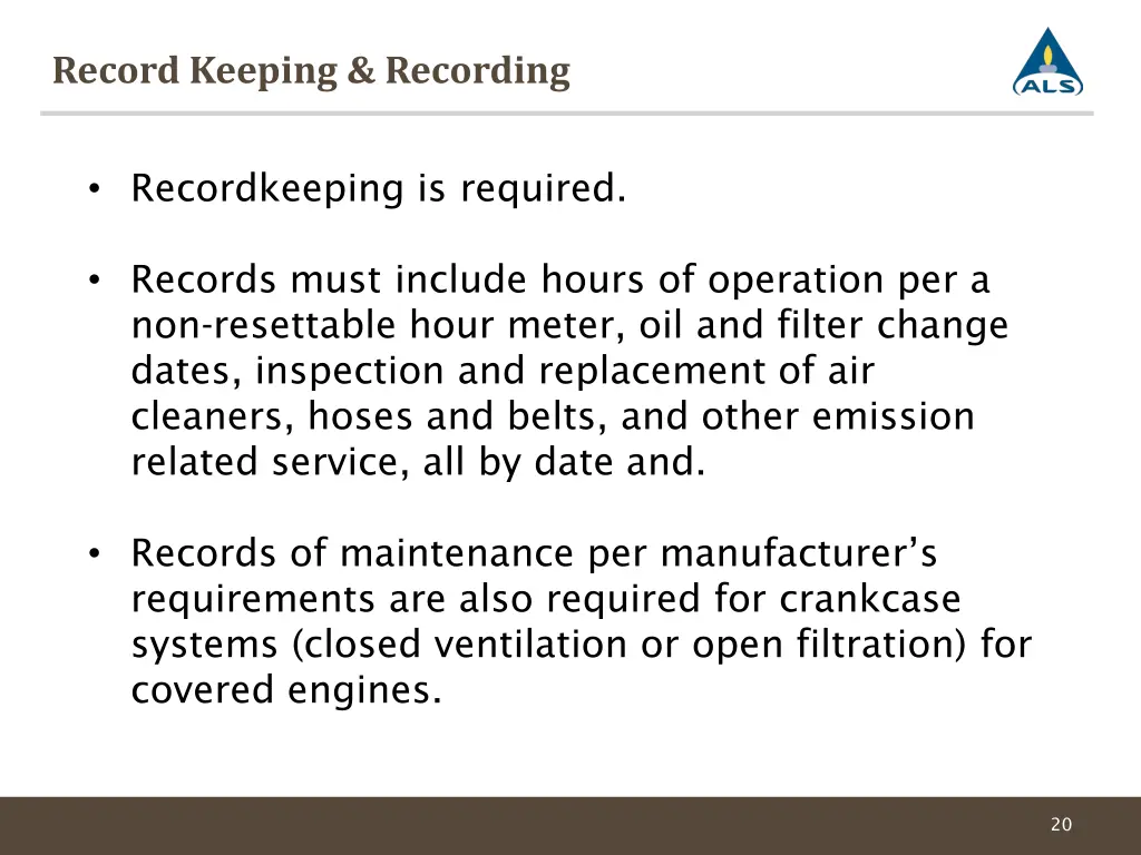 record keeping recording