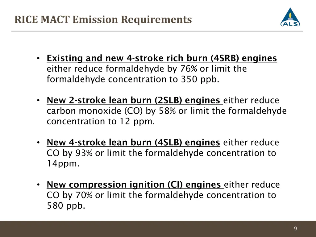 rice mact emission requirements