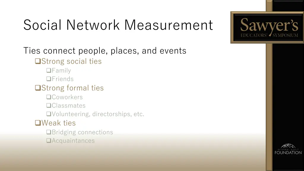 social network measurement