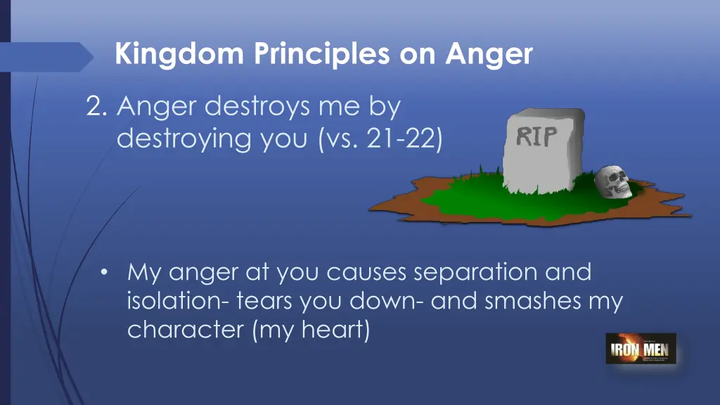 kingdom principles on anger 1