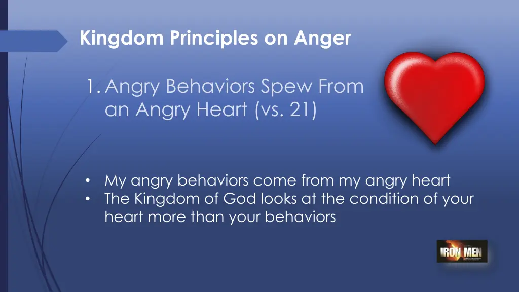 kingdom principles on anger