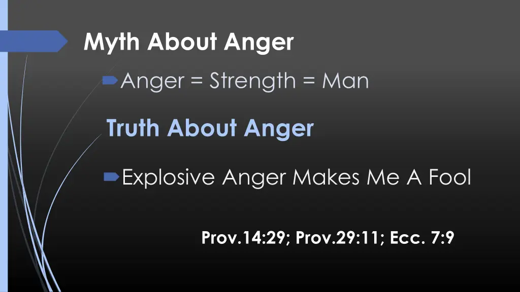 myth about anger