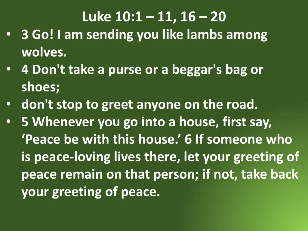 luke 10 1 11 16 20 1