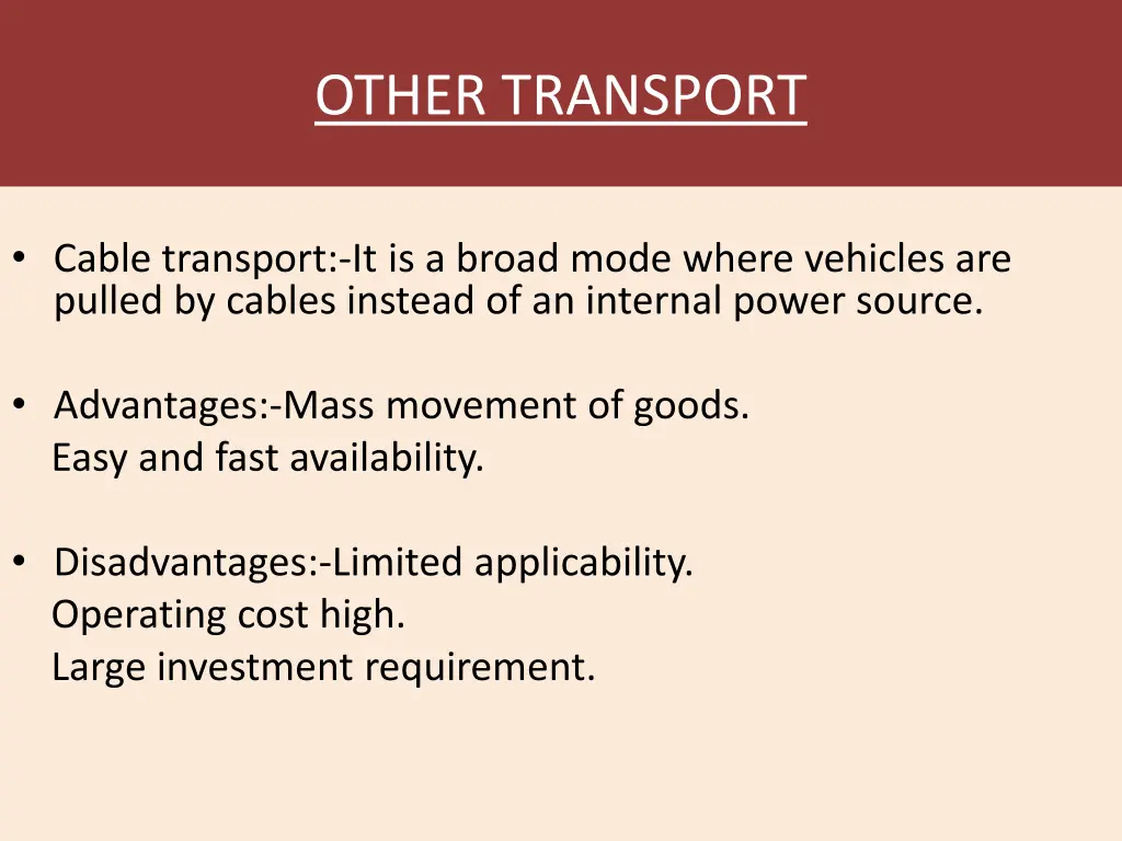 other transport 1