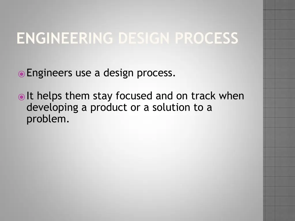 engineering design process