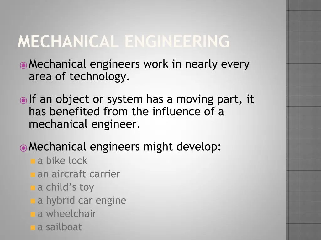 mechanical engineering