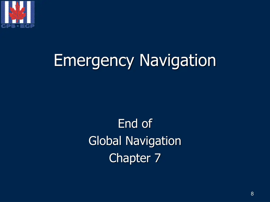 emergency navigation