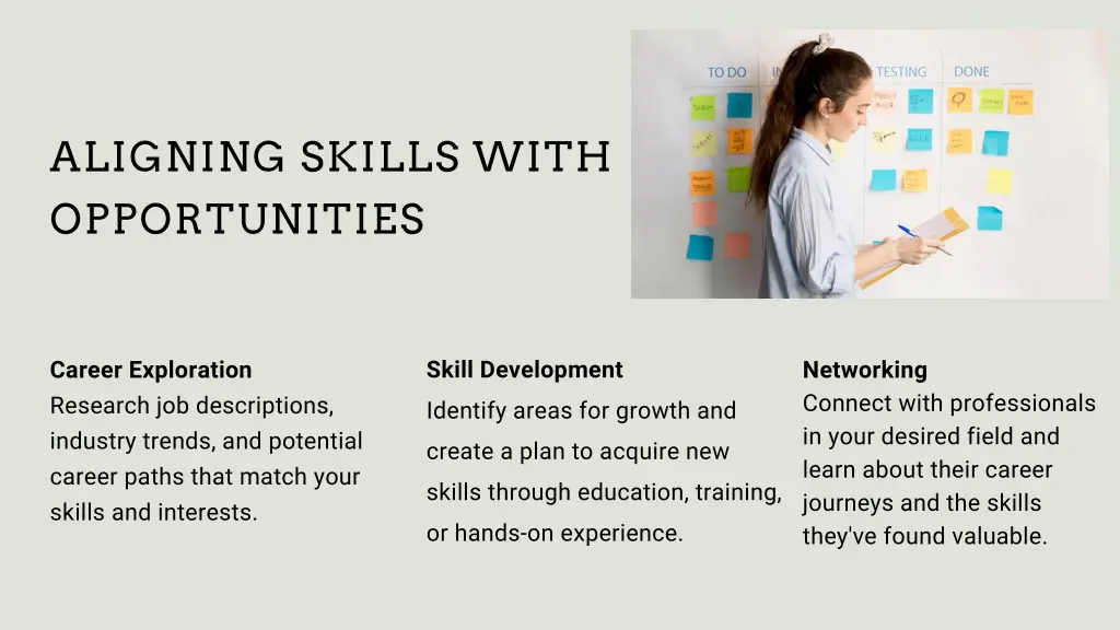 aligning skills with opportunities