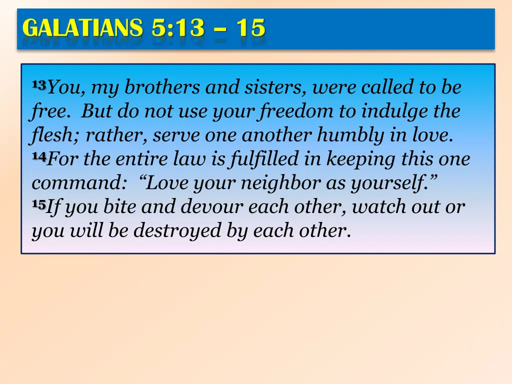 galatians 5 13 15