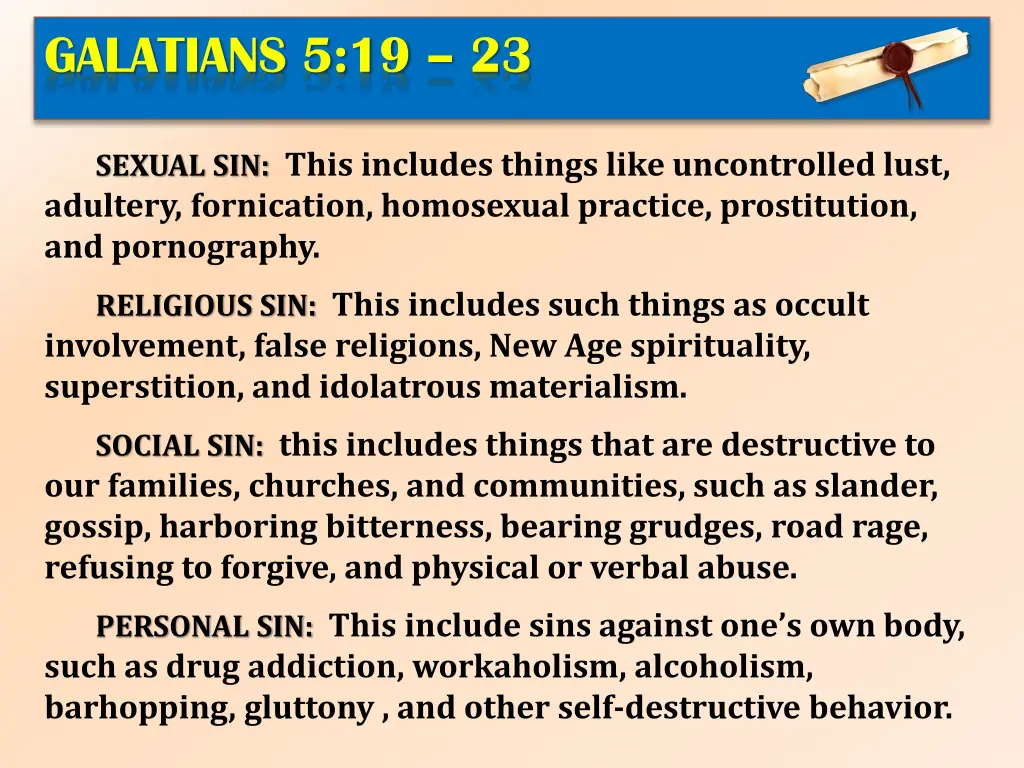 galatians 5 19 23 3