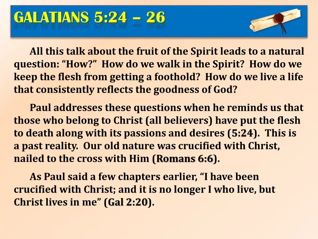 galatians 5 24 26 1