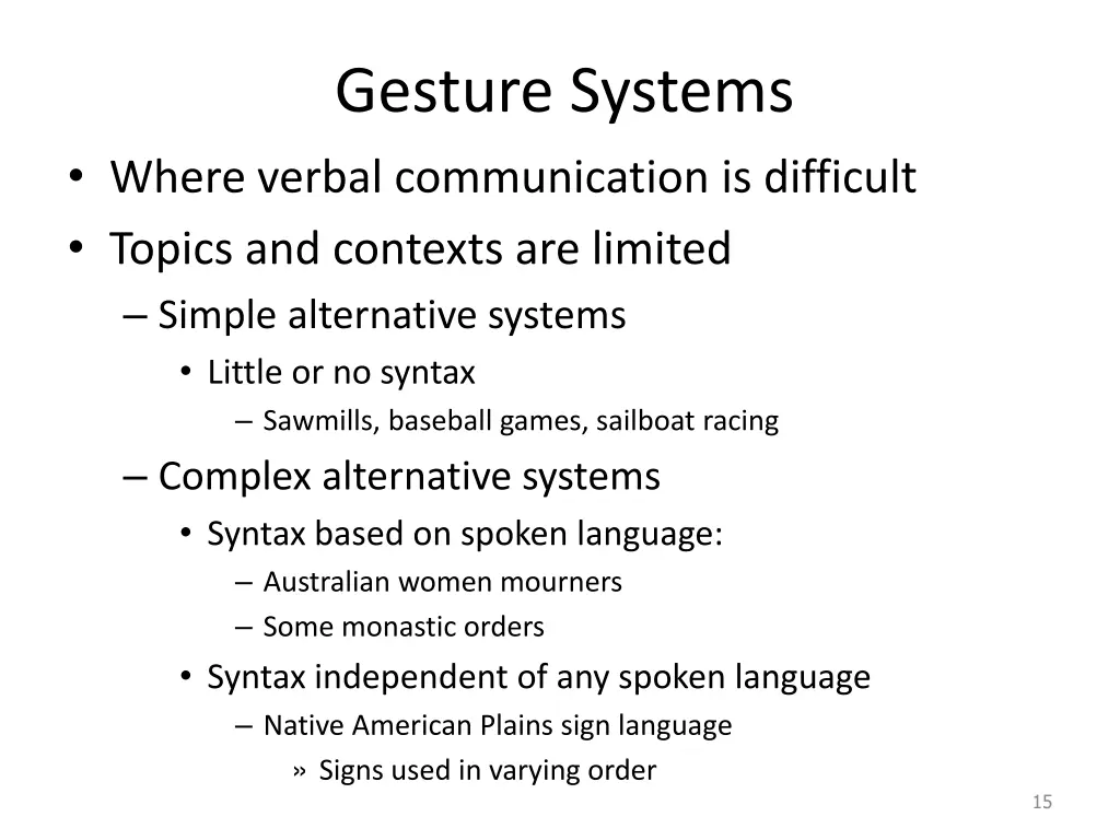 gesture systems 1