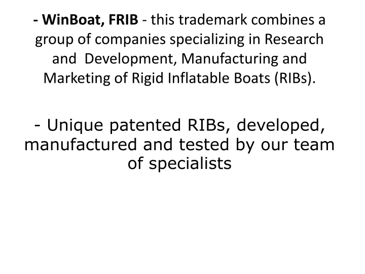 winboat frib this trademark combines a group