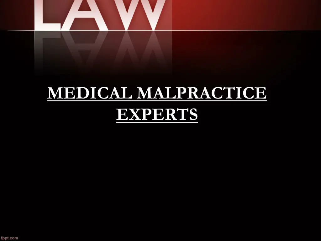 medical malpractice experts