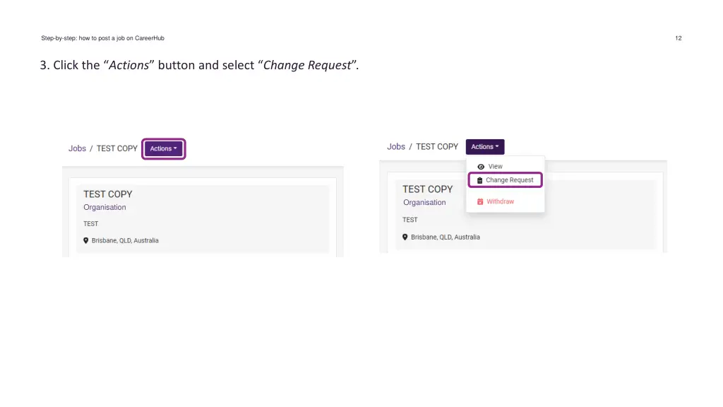 step by step how to post a job on careerhub 11