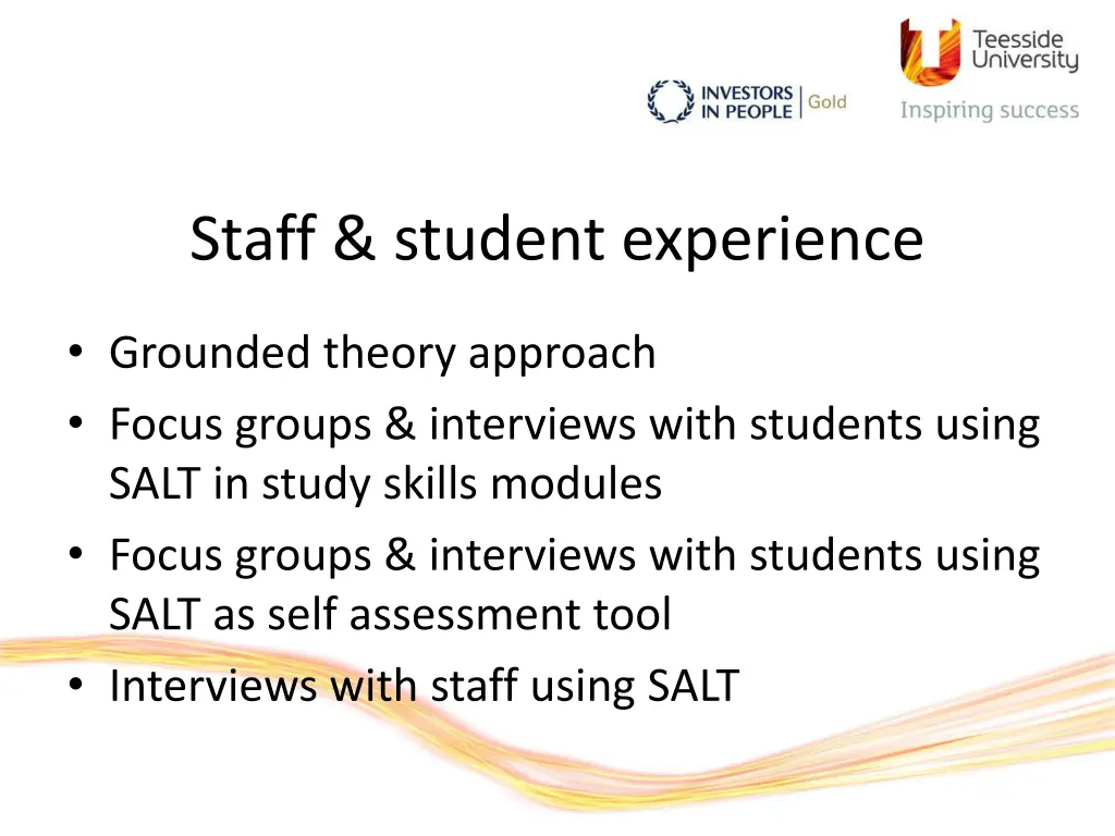 staff student experience