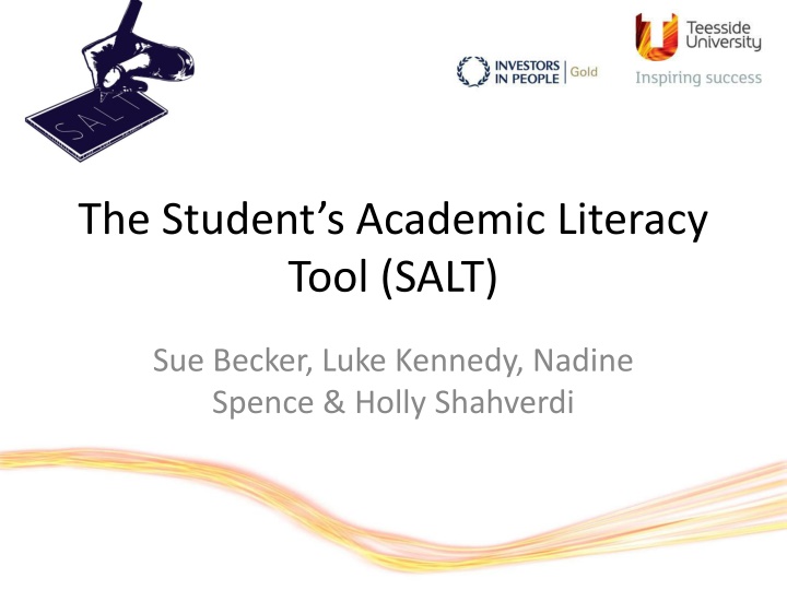 the student s academic literacy tool salt