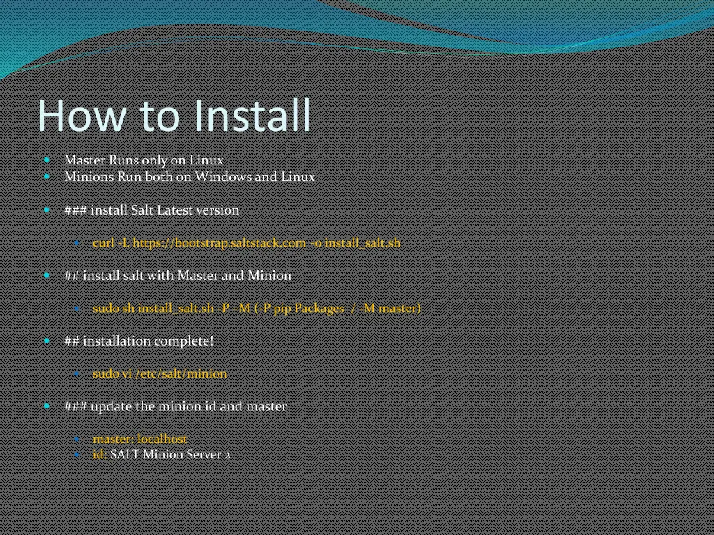 how to install