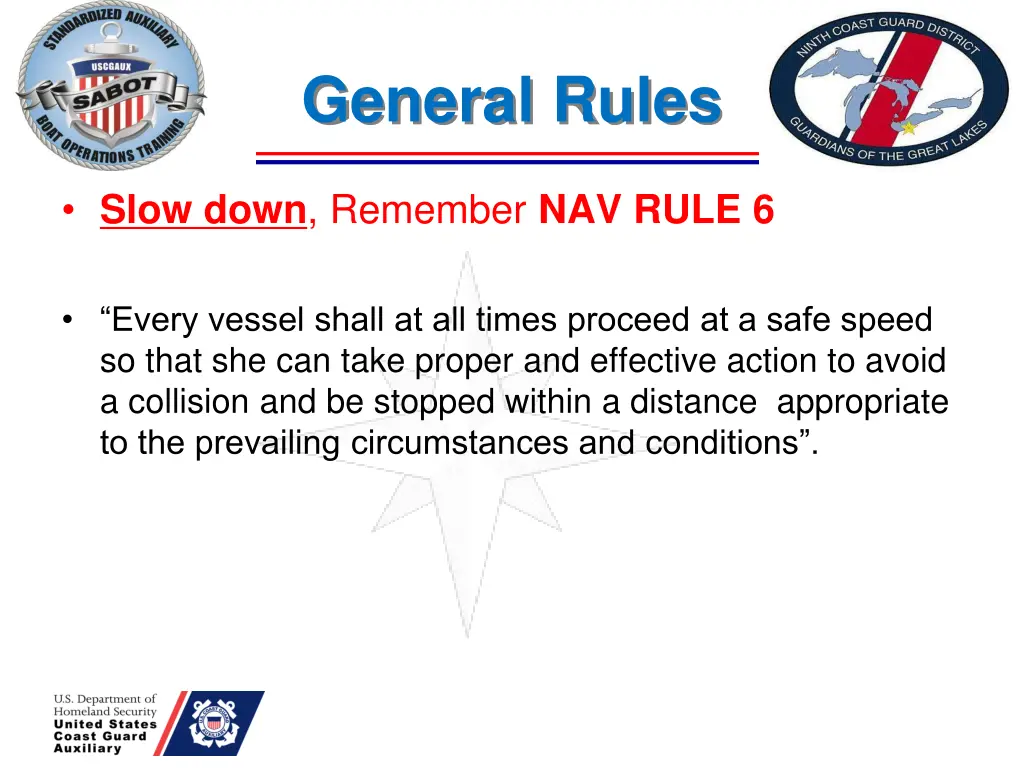 general rules 3