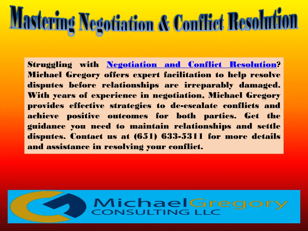 mastering negotiation conflict resolution 3