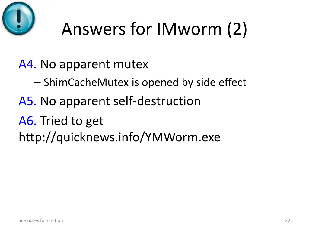 answers for imworm 2