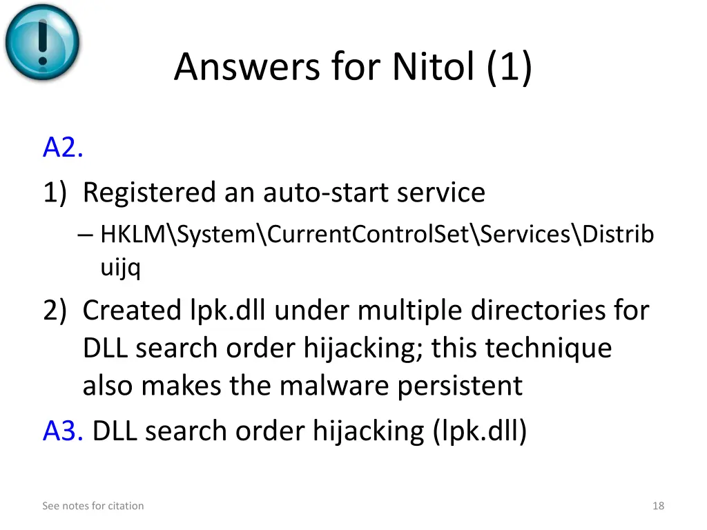 answers for nitol 1