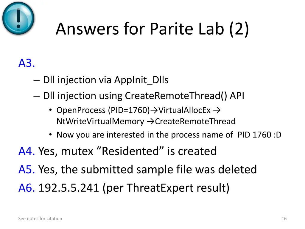 answers for parite lab 2