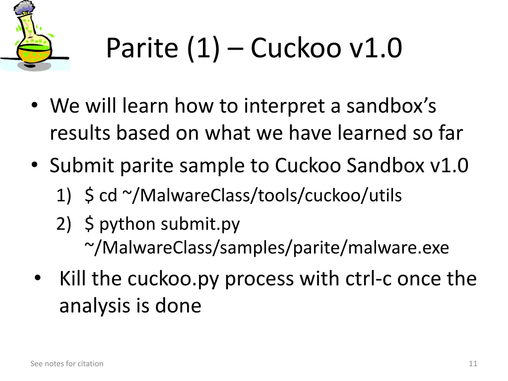 parite 1 cuckoo v1 0