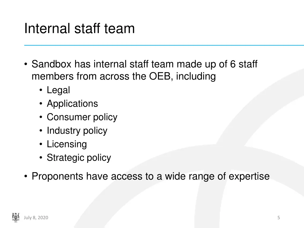 internal staff team