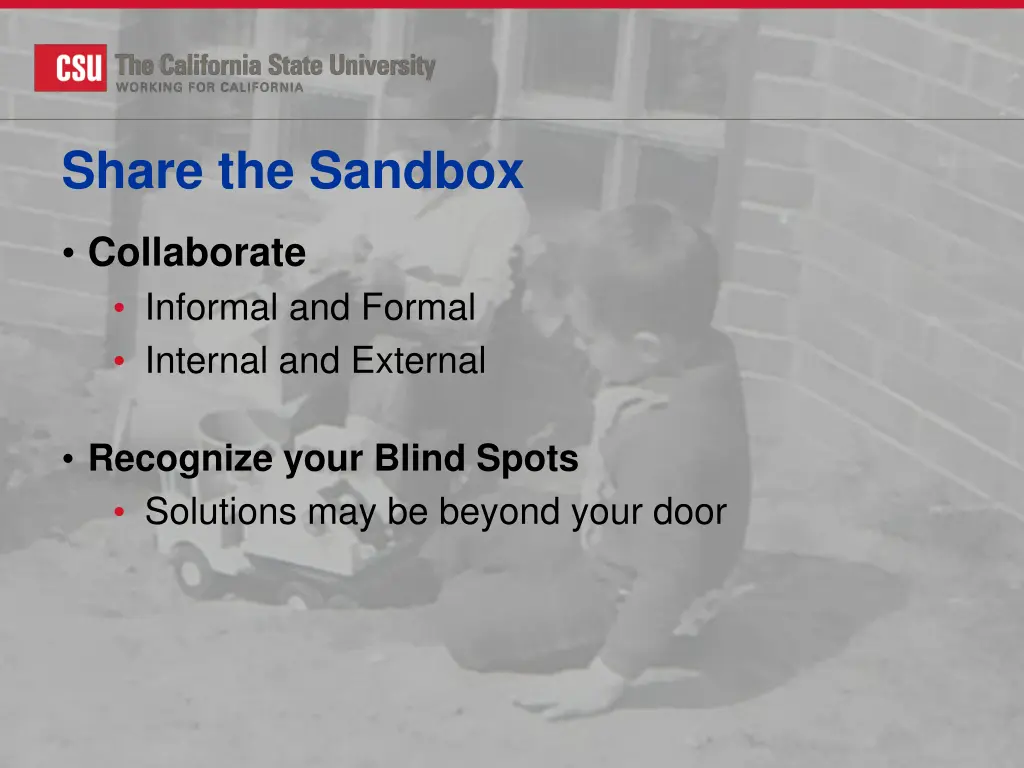 share the sandbox