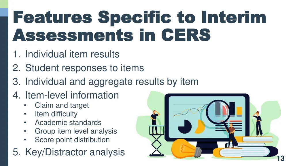 features specific to interim features specific