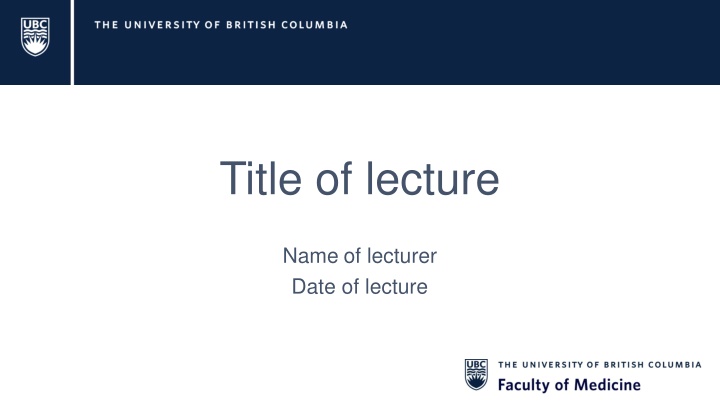 title of lecture