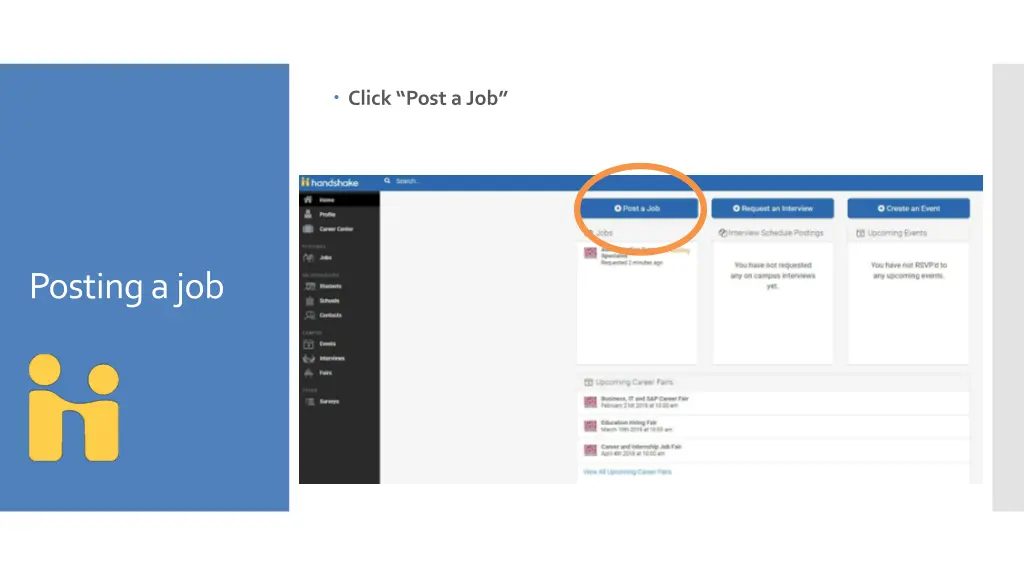 click post a job