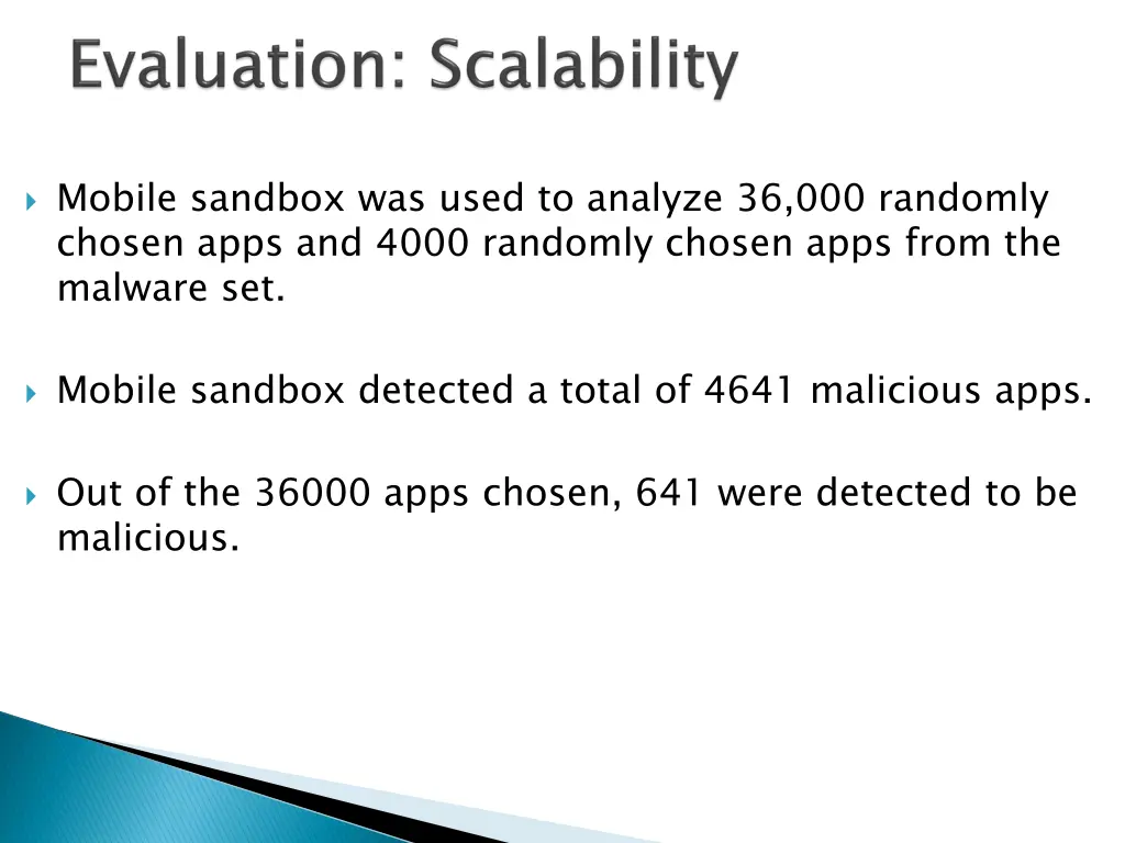 mobile sandbox was used to analyze