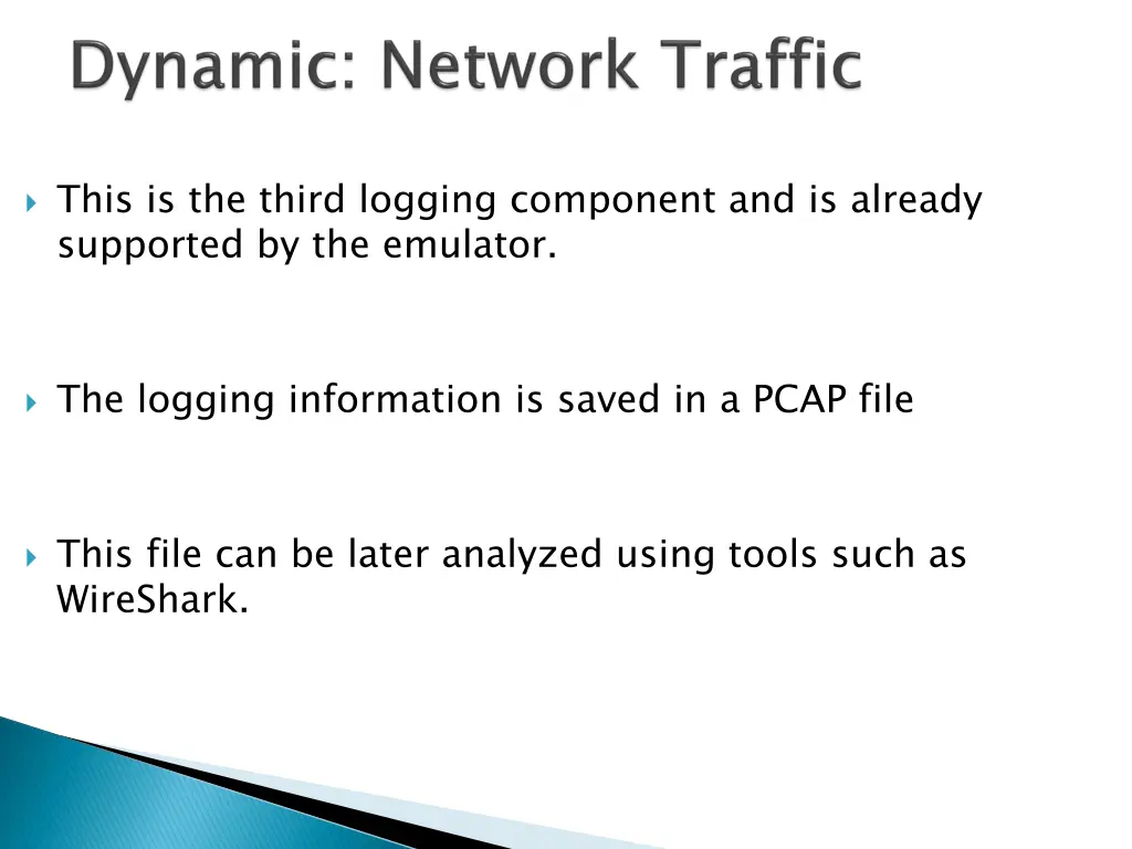 this is the third logging component