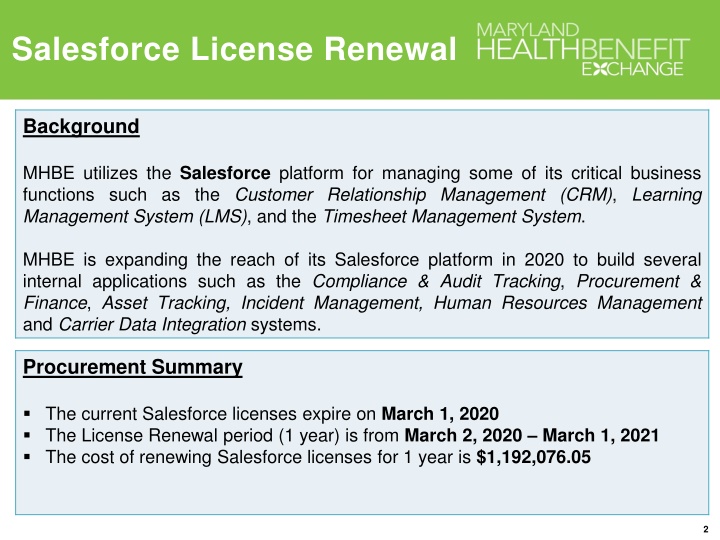 salesforce license renewal