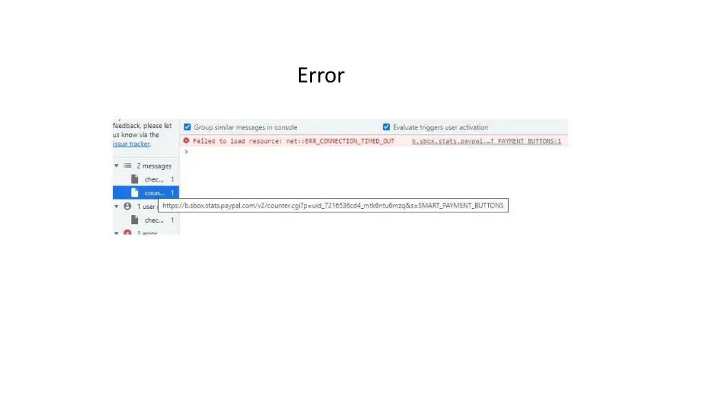 error