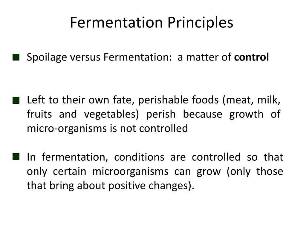 fermentation principles