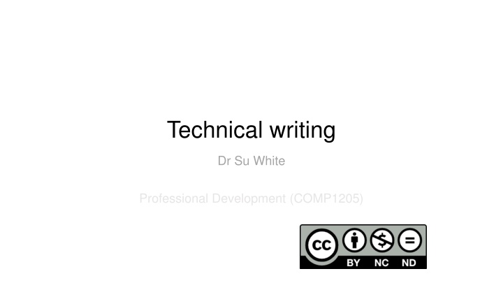 technical writing