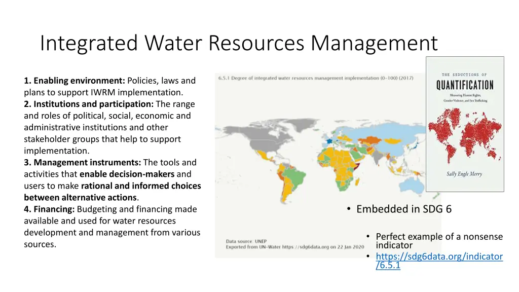 integrated water resources management