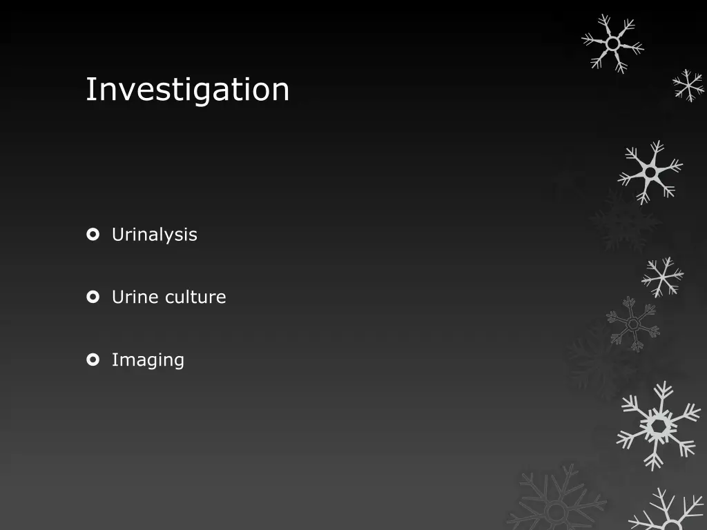 investigation