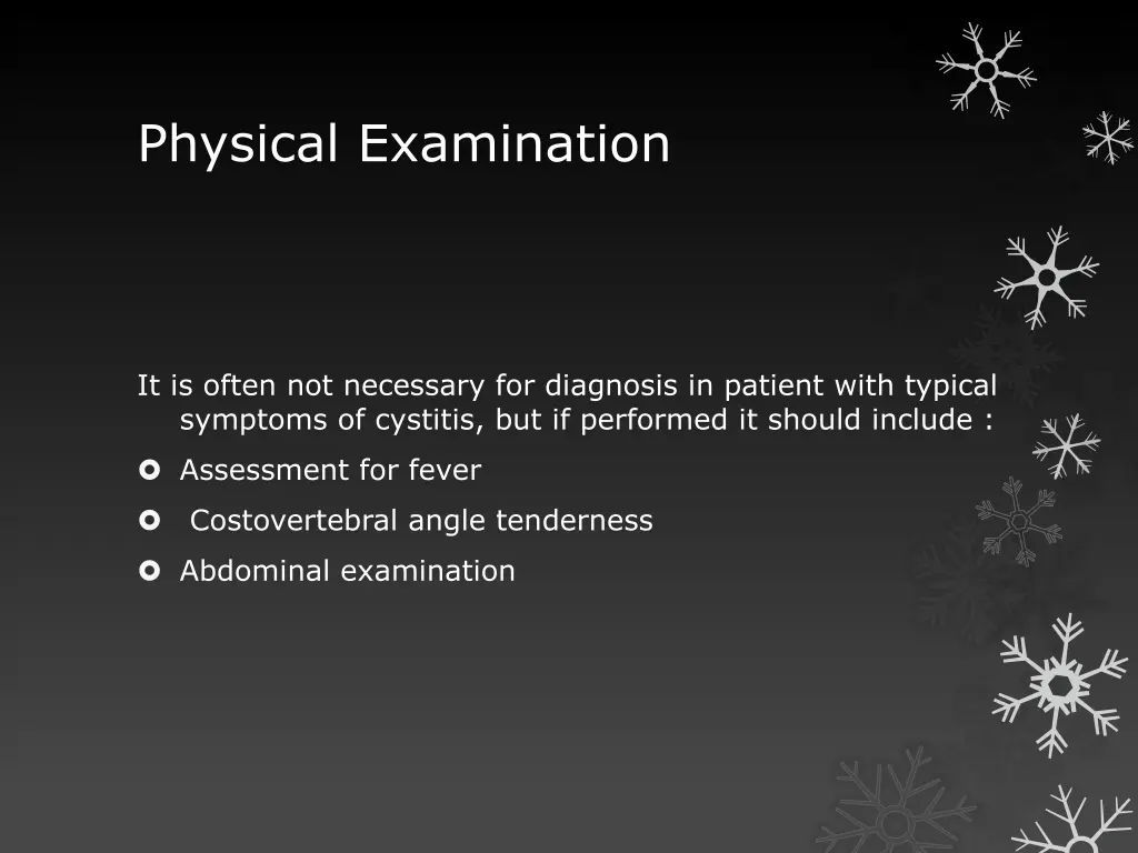 physical examination