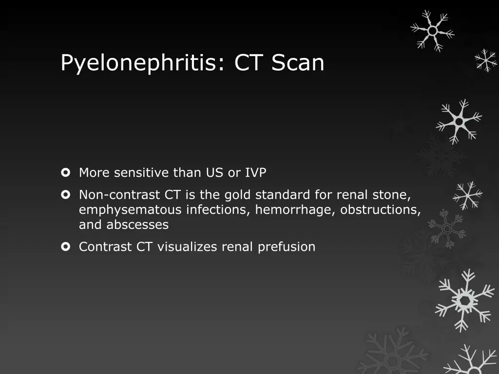 pyelonephritis ct scan