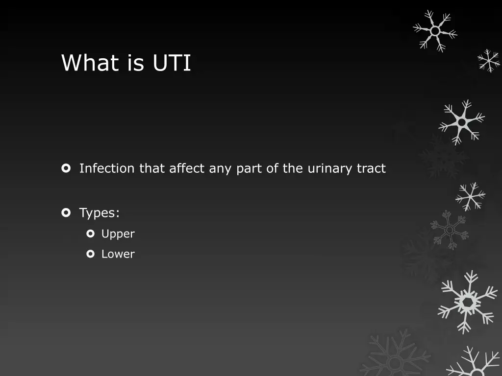 what is uti