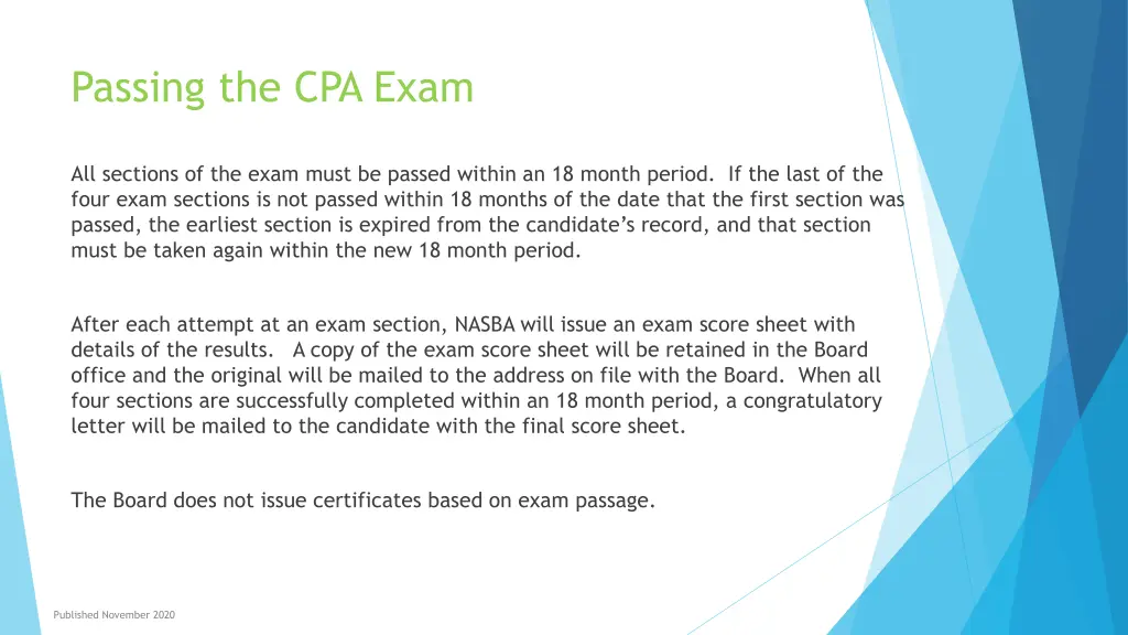 passing the cpa exam