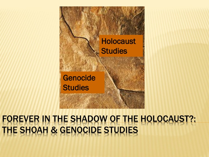 holocaust holocaust studies studies