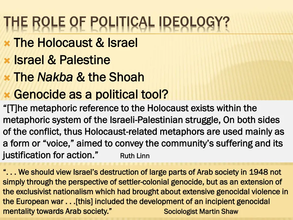 the role of political ideology the holocaust